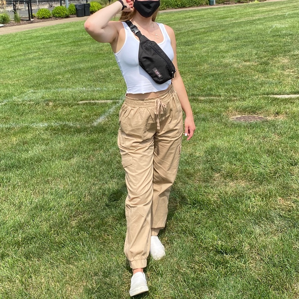 Tan Cargo Pants